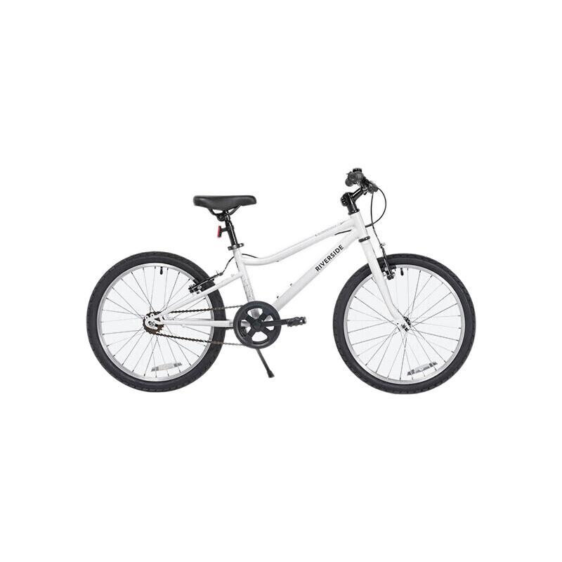 迪卡儂 DECATHLON RIVERSIDE 100 兒童自行車 8618643 白色 20英寸 單速 539.9元（需用