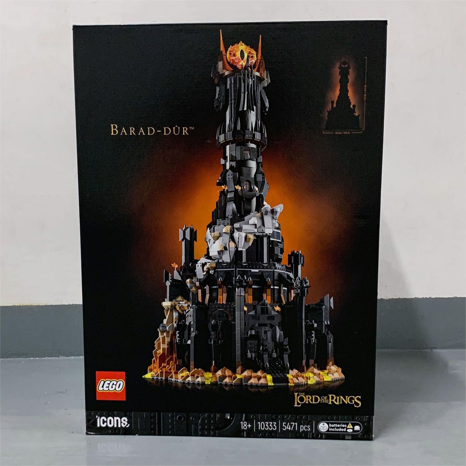 百亿补贴：LEGO 乐高 10333ICONS系列 指环王:巴拉都儿童益智拼搭积木玩具礼物 