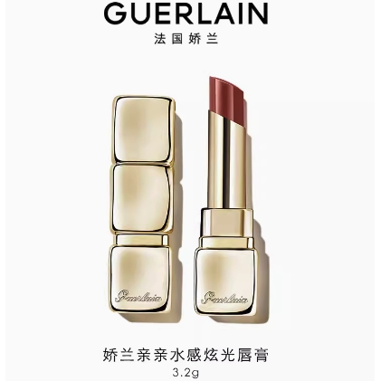 GUERLAIN 娇兰 亲亲水感炫光唇膏 3.2g（赠花草水语香水 10ml*3） 370元