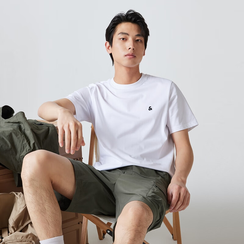 再降价、plus会员、需凑单:杰克·琼斯（JACK&JONES）男装T恤 纯色＊2件 90.92元