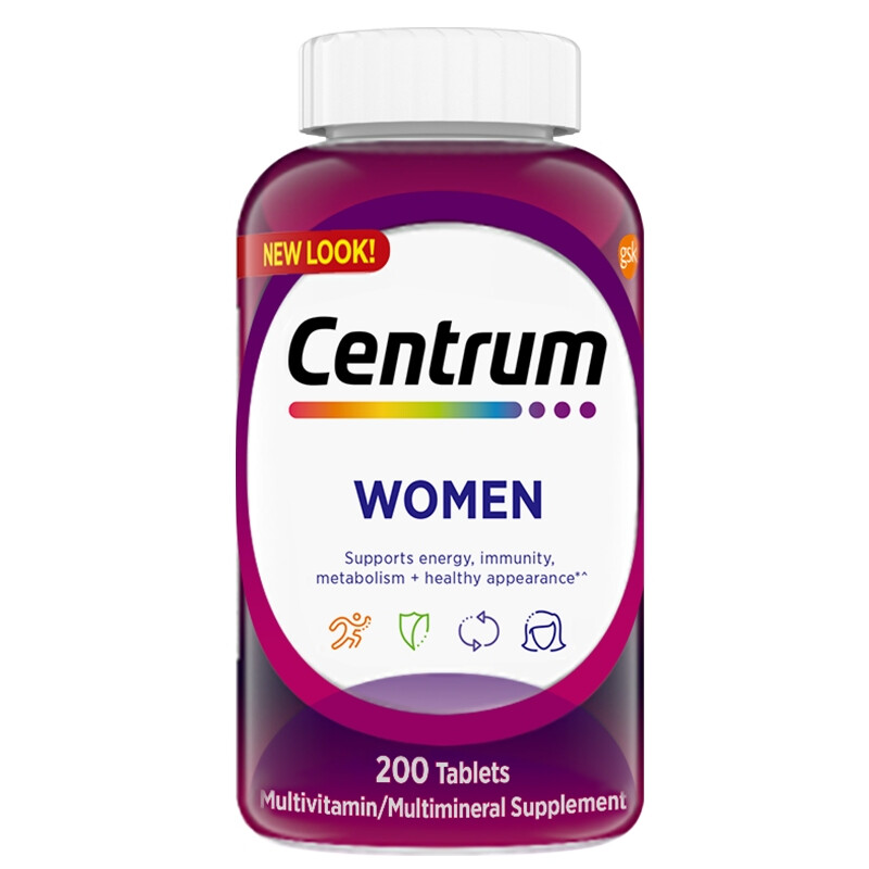 Centrum 善存 女士多维片 200粒 61.54元包邮（需凑单，双重优惠）