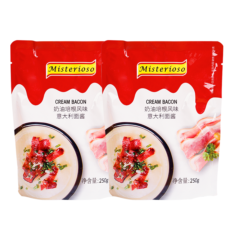 需首购：麦丽莎（Melissa）奶油培根意大利面酱250g*2袋装 儿 17.93元（需领券