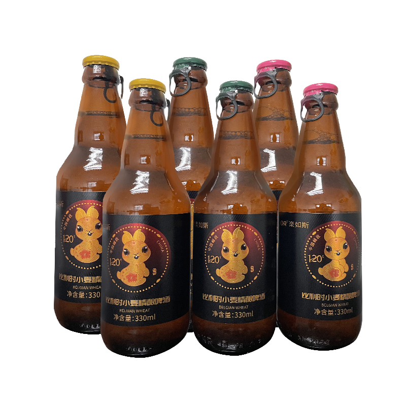 OR 黑兔比利时小麦精酿啤酒玻璃瓶装330ml*6瓶 15.4元（需用券）