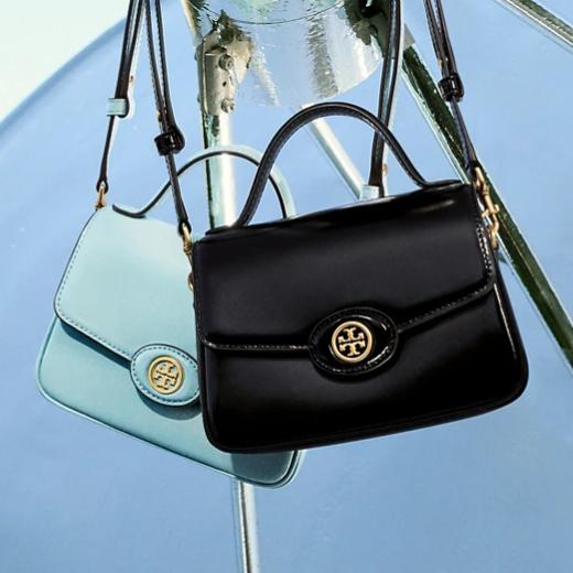 色号全！Tory Burch Robinson Spazzolato 手提豆腐包 凑单折后$250.6