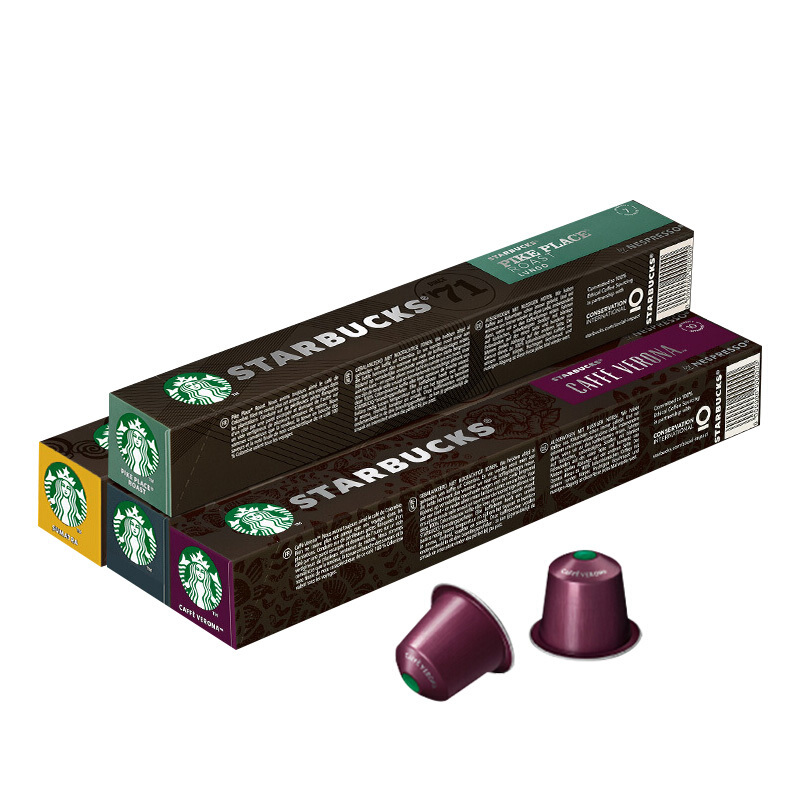 STARBUCKS 星巴克 Nespresso 浓遇咖啡胶囊组合 4条装 183.92元