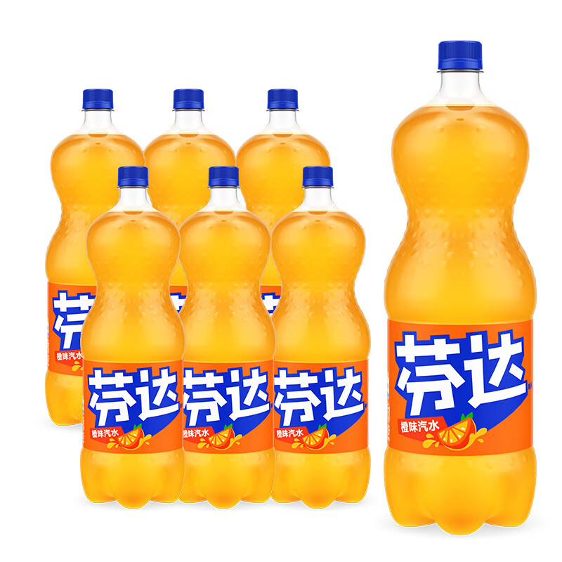 再降价，plus会员，需首购礼金:可口可乐（Coca-Cola）芬达 Fanta 橙味 汽水 碳