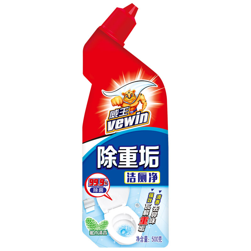 vewin 威王 除重垢洁厕剂 马桶清洁剂 500g*2瓶 松木香 9.9元