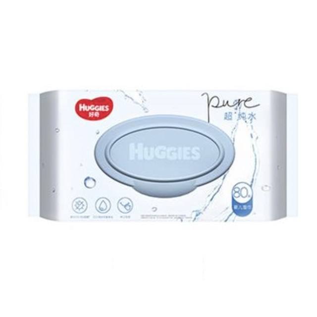 88VIP：HUGGIES 好奇 超·纯水系列 婴儿湿巾 80抽*12包 39.85元包邮（59.85元+返20元