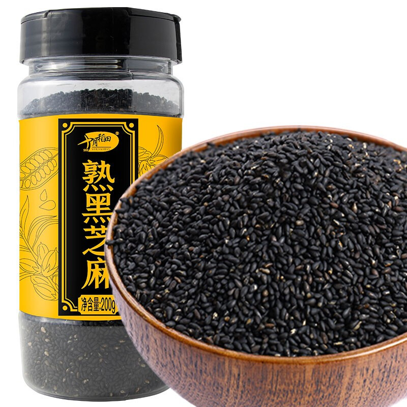 SHI YUE DAO TIAN 十月稻田 熟黑芝麻 200g 5.92元（需用券）