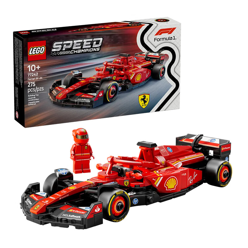 樂高 LEGO 超級賽車系列 77242 法拉利 SF-24 F1 賽車 118.15元（需領券）