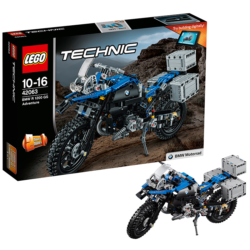 LEGO 乐高 Technic科技系列 42063 宝马 R 1200 GS Adventure 1299元（需用券）