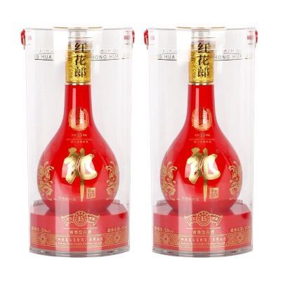 拼多多百亿补贴:郎酒红花郎红15酱香型白酒53度500ml*2收藏送礼宴请新老包装