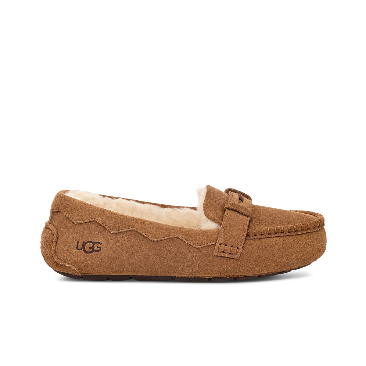 UGG 秋冬女士保暖便鞋短靴休闲雪地靴 1166891栗色 36 ￥439