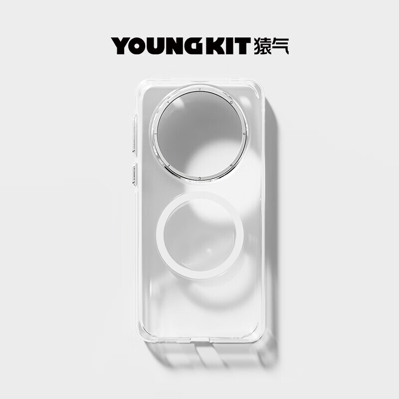 YOUNGKIT 猿气 适用于华为Mate60Pro/Pro+手机壳透明全包防摔磁吸遥遥领先保护套 