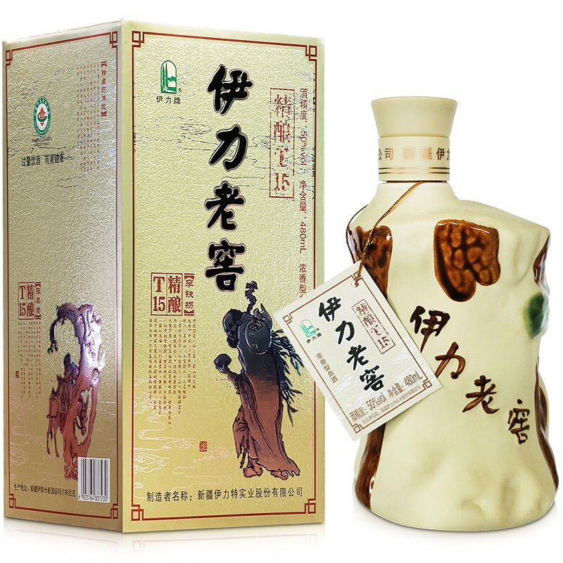 YILITE 伊力特 伊力老窖 精酿T15 50%vol 浓香型白酒 480ml*6瓶 整箱装 721.76元