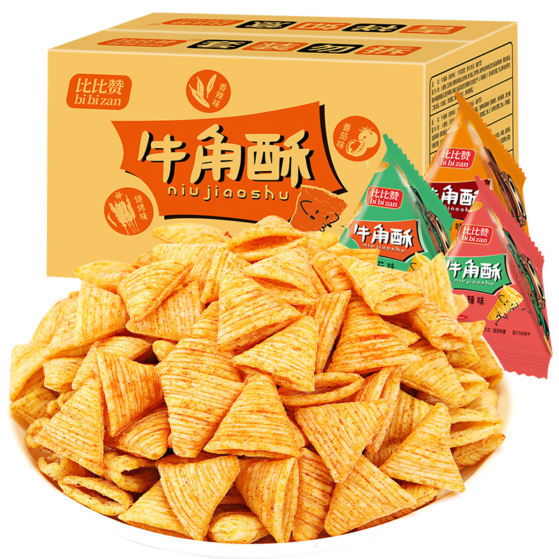 88VIP：bi bi zan 比比赞 花椒锅巴混合味网红追剧零食小吃解馋薯片膨化休闲办