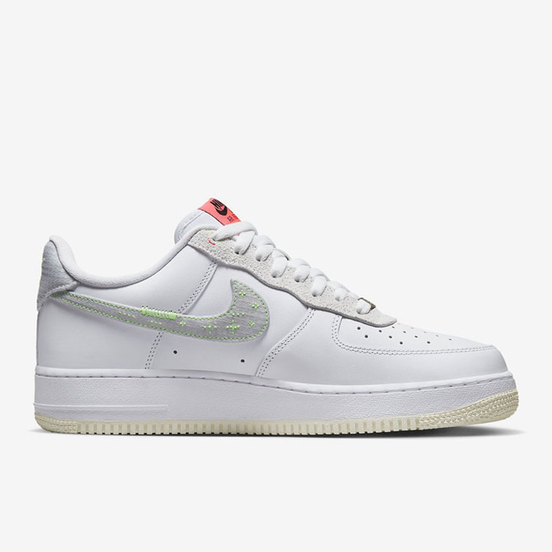 NIKE 耐克 Air Force 1'07 LV8 男子运动板鞋 FB1853-111 白色/山峰白/白色/椰奶色/亮