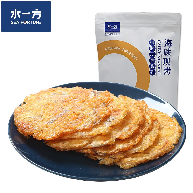 水一方 现烤鱼片 先生鱼片60g （任选六件） 5.75元（需买6件，需用券）