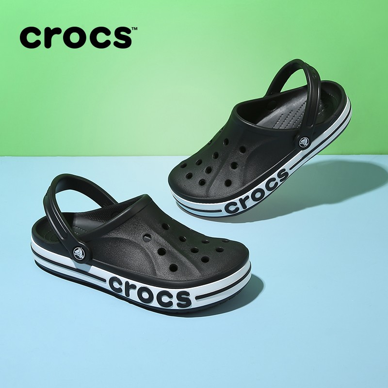 crocs 卡骆驰 洞洞鞋贝雅卡骆班205089 黑色/白 149.9元（需用券）