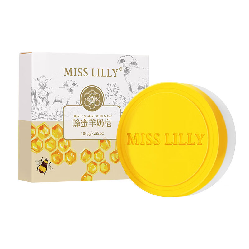 MissLilly 蜂蜜羊奶皂 100g*1 4.49元（需买3件，需用券）