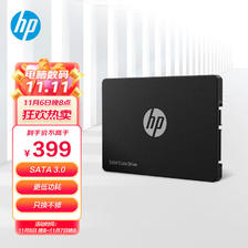 HP 惠普 960GB SSD固态硬盘 SATA3.0接口 S650系列 289元
