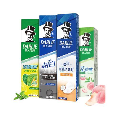 DARLIE 好来 超白双重薄荷茶倍健牙膏4支 共715g 32.51元（需买2件，需用券）