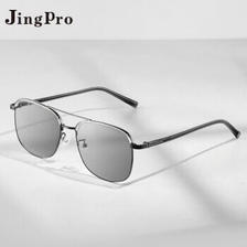 JingPro 镜邦 1.56折射率 极速感光变色镜片+18032枪色超轻合金镜架 79元包邮（