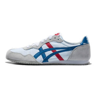 鬼冢虎(onitsuka tiger) serrano 运动休闲鞋 d109l-0142 白色/蓝色