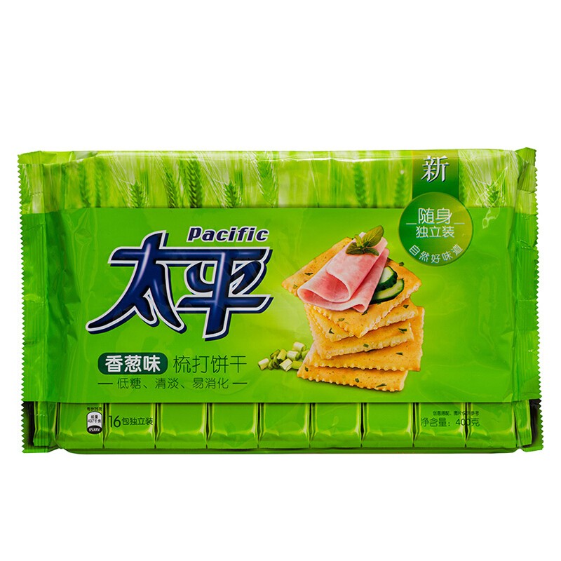 88VIP：Pacific 太平 梳打饼干 香葱味 400g 6.64元