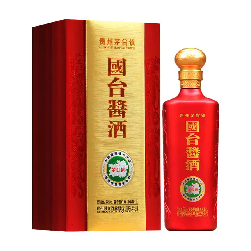 GUOTAI 国台 御窖 酱酒 53%vol 酱香型白酒 1000ml 礼盒装 ￥424.55