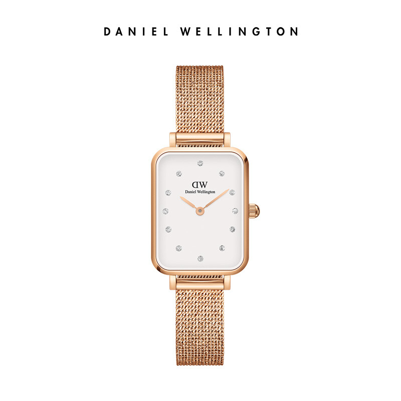 PLUS会员：Daniel Wellington 女士星辰水晶小方表 DW00100527 853.5元包邮