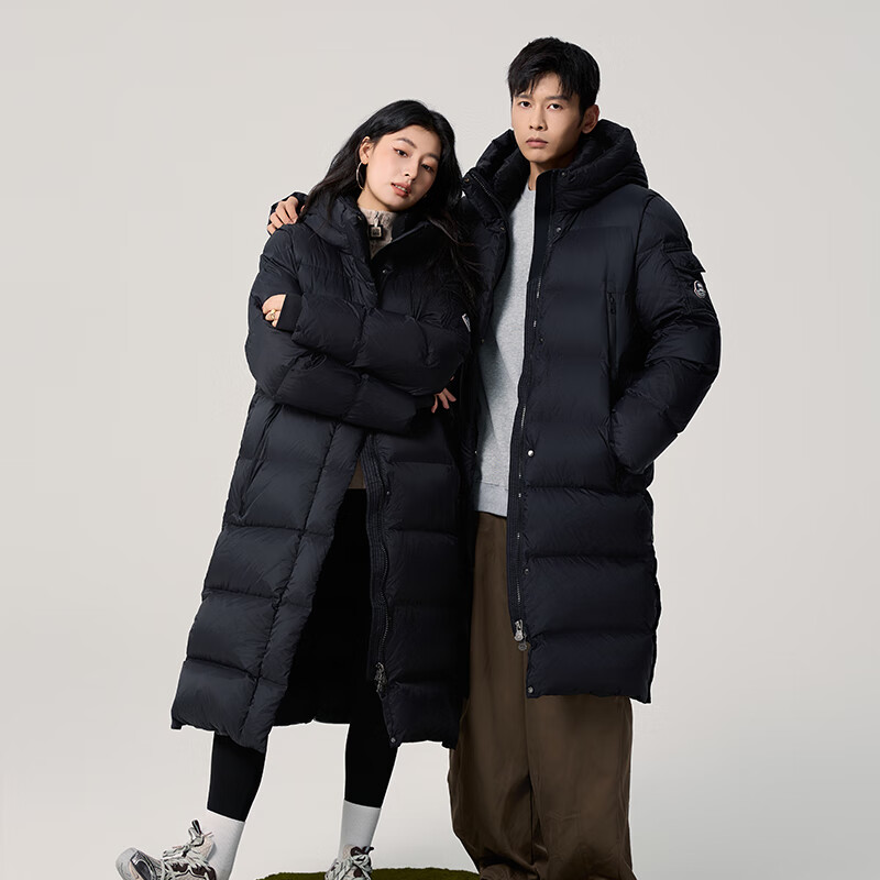 康博 COMBO 松紧袖情侣长款羽绒服（300g朝上羽绒） 399元（需用券）