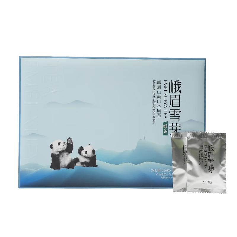 峨眉雪芽 高山绿茶160g 80.55元（需用券）