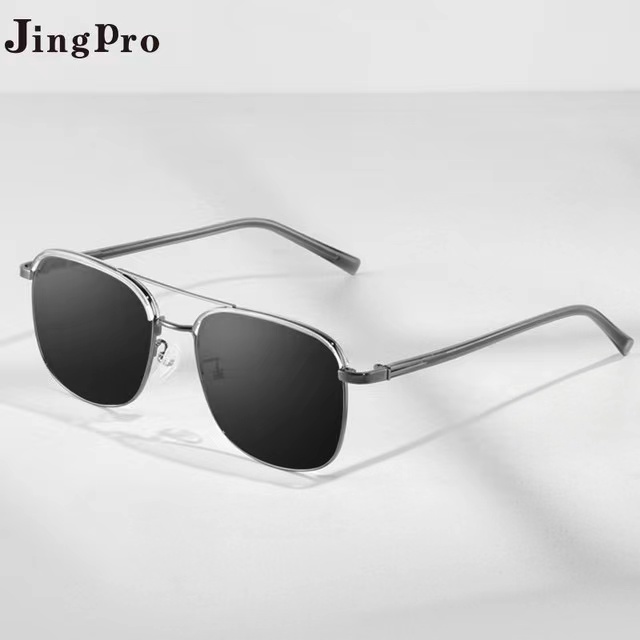 JingPro 镜邦 1.67MR-7近视太阳镜（含散光）+超酷双梁飞行员镜框多款可选 128元