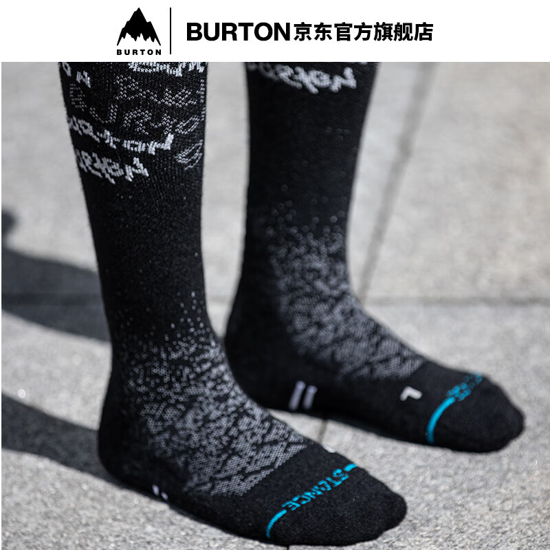 10日10点、新品发售：BURTON 伯顿 STANCE 蛇板板花 男女款滑雪袜 A758D24BUR 368元