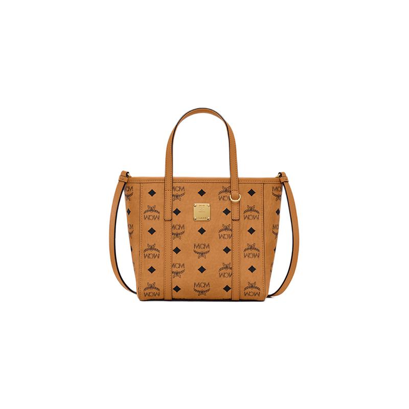 MCM Toni Visetos系列 女士购物袋 MWPAATN04CO001 干邑色 迷你 2344.15元（需用券）