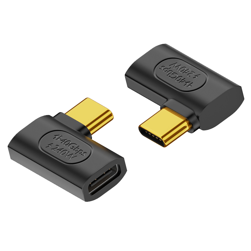 均橙 Type-C转接头USB4.0 240w 40Gbps 8K 弯头（单个） 8.9元（需用券）