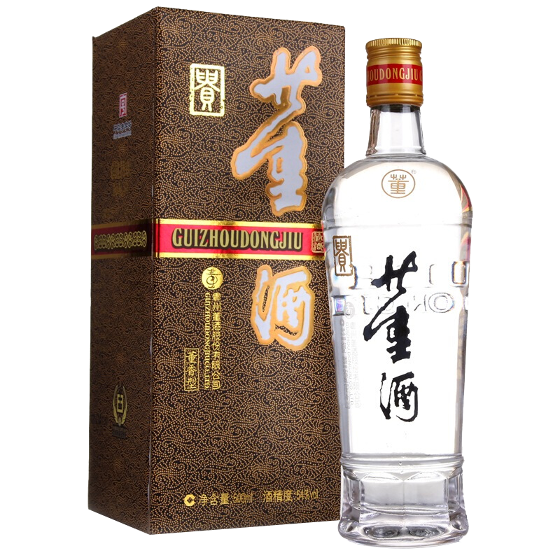 plus会员：董酒 老贵董 董香型白酒 54度 500ml+凑单 68.29元（需领券）