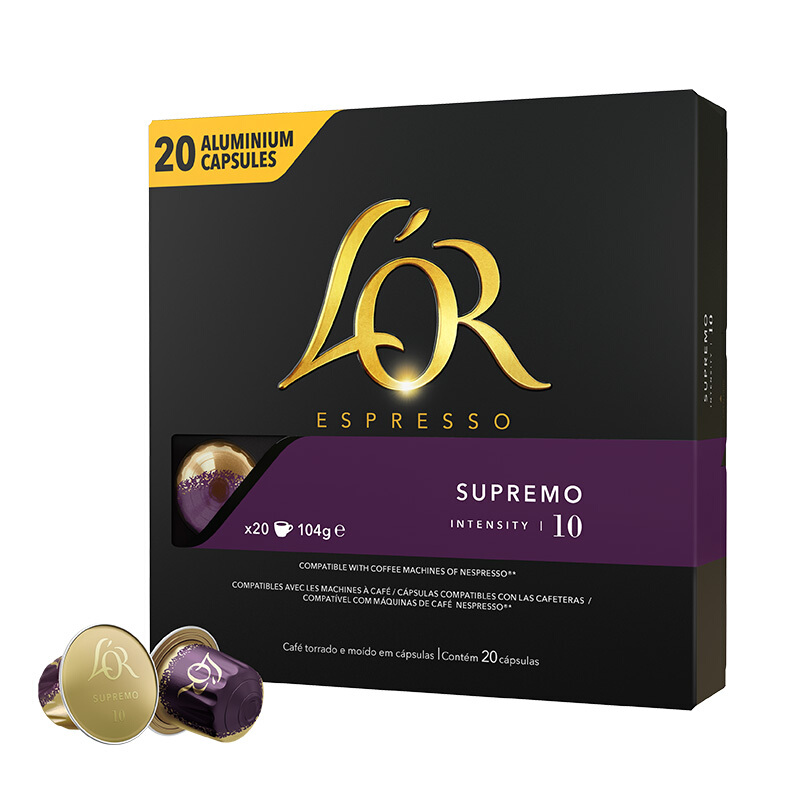 L'OR Nespresso 苏帕摩 咖啡胶囊 20粒 39.05元（需买4件，需用券）