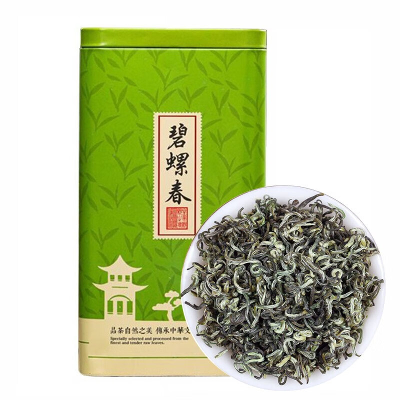 山间饮茗 碧螺春明前绿茶茶叶 罐装 250g 27.84元（需用券）