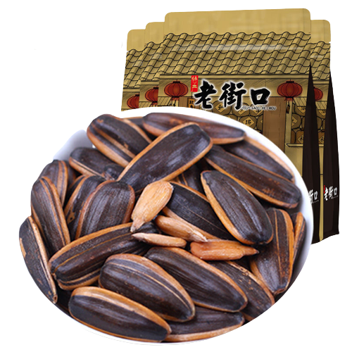 老街口 焦糖/五香味瓜子 400g*3袋 18.99元