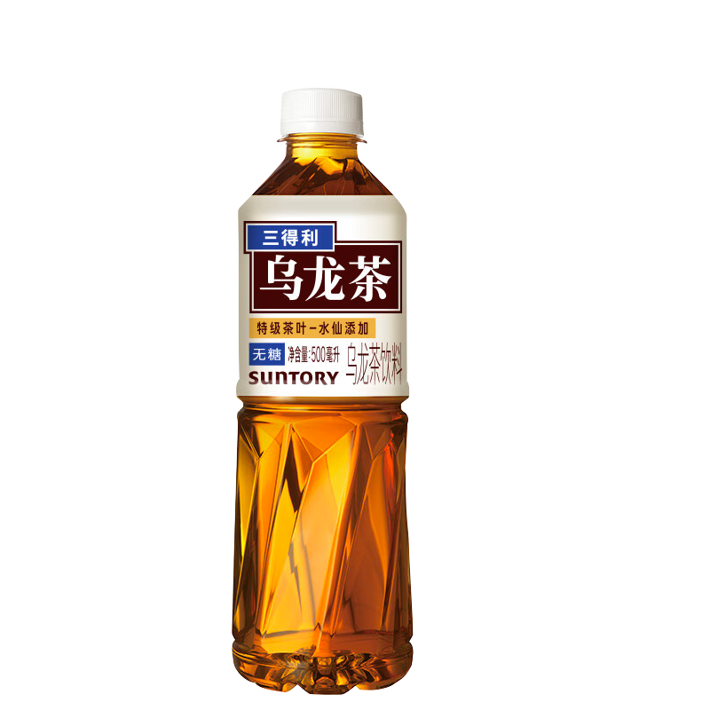 SUNTORY 三得利 无糖乌龙茶饮料 500ml*15瓶 89.3元（合44.65元/件）