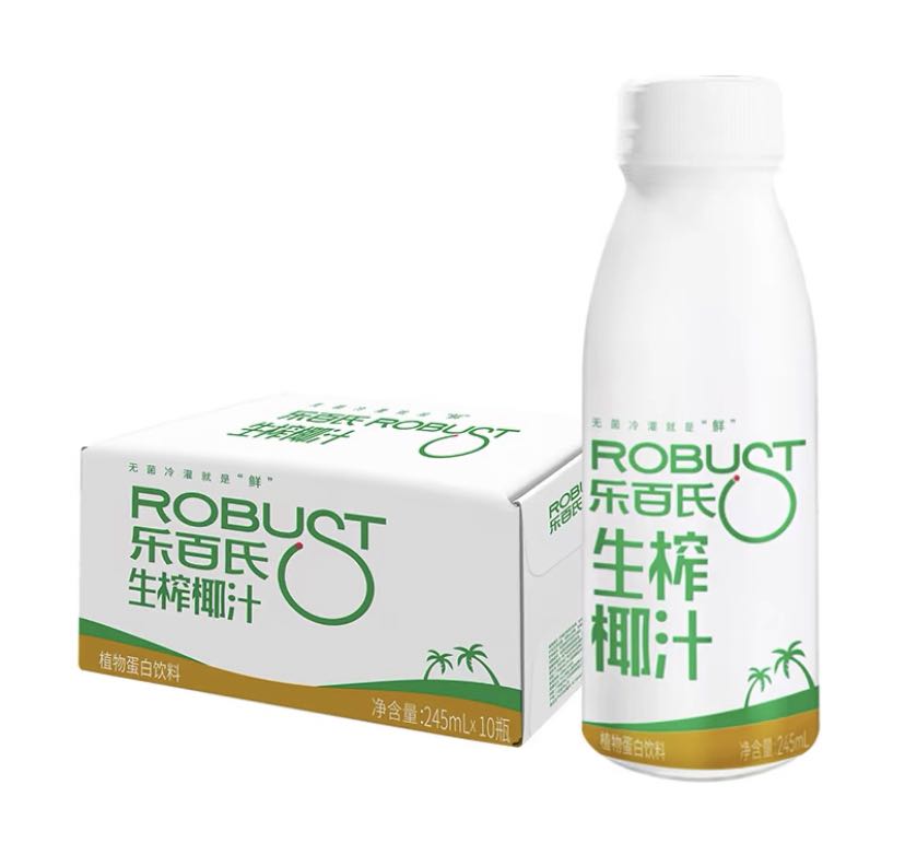 Robust 乐百氏 生榨椰汁245ml*10瓶 22.89元（需用券）