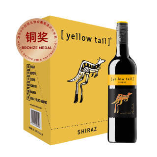 澳大利亚进口红酒 黄尾袋鼠西拉红葡萄酒 750ml*6瓶