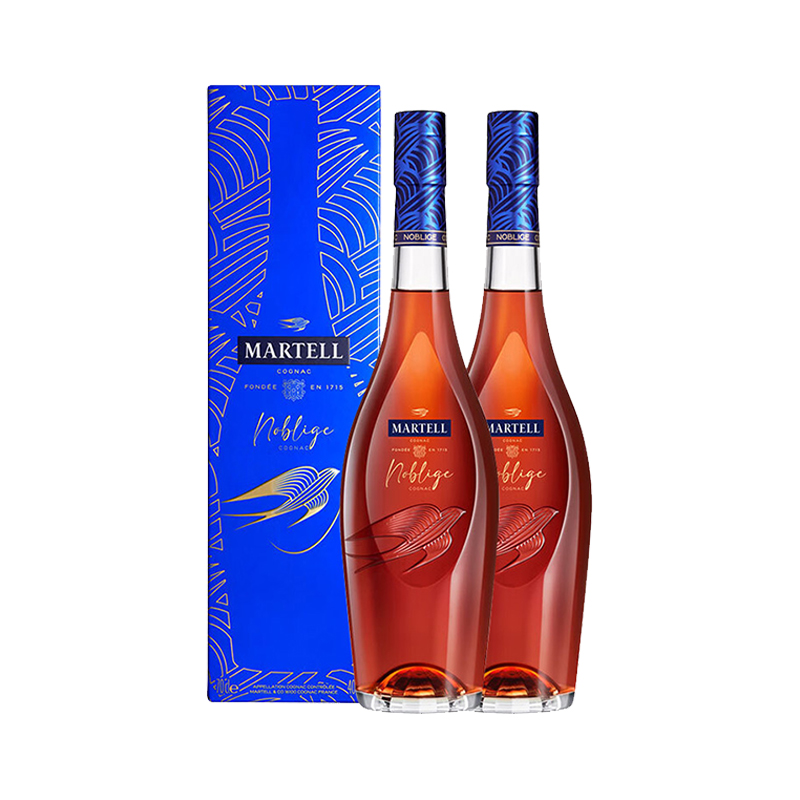 88VIP：MARTELL 马爹利 官方正品Martell/马爹利名士干邑VSOP700ml*2法国原装进口洋