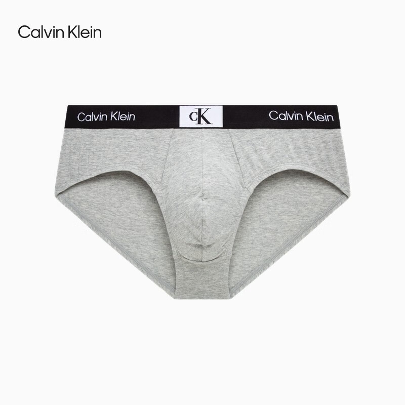 卡尔文·克莱恩 Calvin Klein 男士提花小方块棉质三角内裤 NB3402 87元（需用券