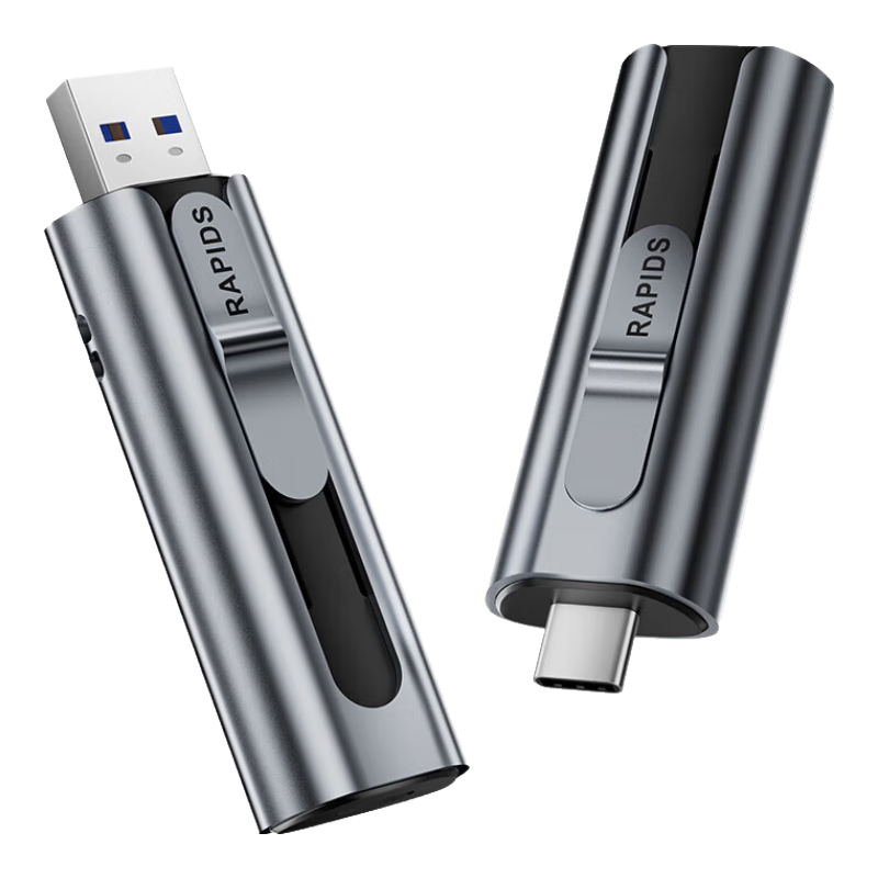 PLUS会员、概率券：HIKVISION 海康威视 Rapids S560 USB3.2 高速闪存U盘 256GB Type-C 196