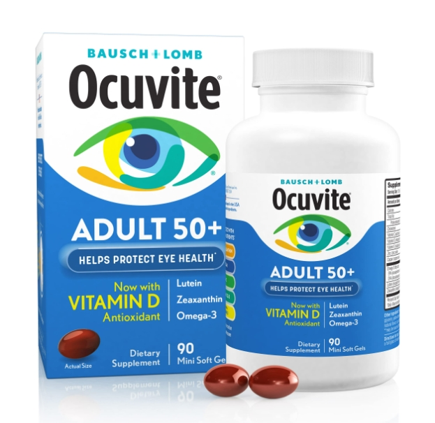 【含税直邮】Ocuvite 叶黄素营养补充剂 补充 90粒软胶囊 到手约￥172.12