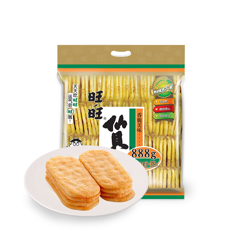 88VIP：Want Want 旺旺 膨化零食仙贝400g 6.18元（需用券）