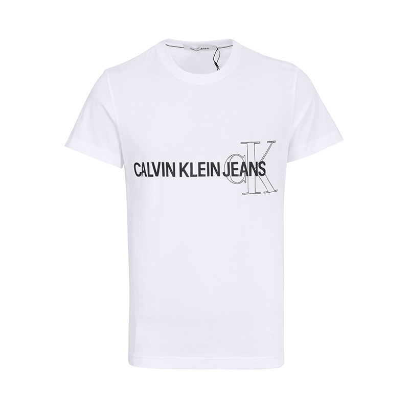 卡尔文·克莱恩 Calvin Klein 凯文克莱简约短袖男士圆领百搭T恤网球穿搭 185.25